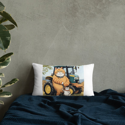 Pillow - Tractor Cat & Son