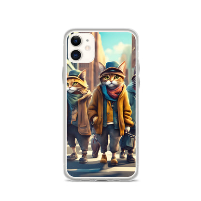 Clear Case for iPhone cats