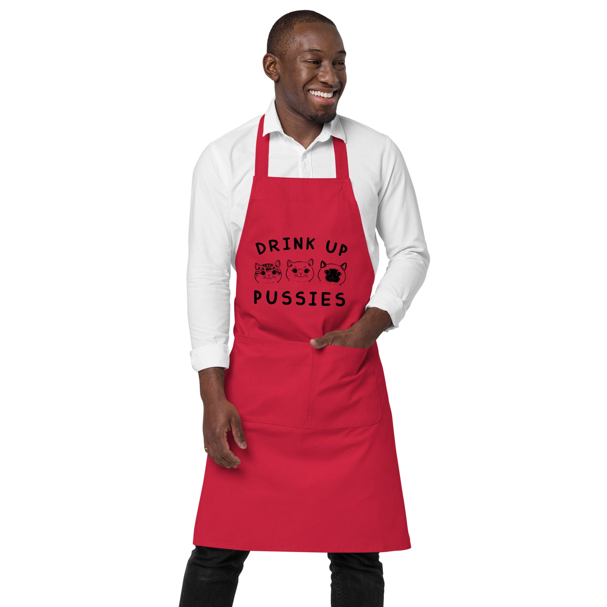 Aprons in high-quality cat designs