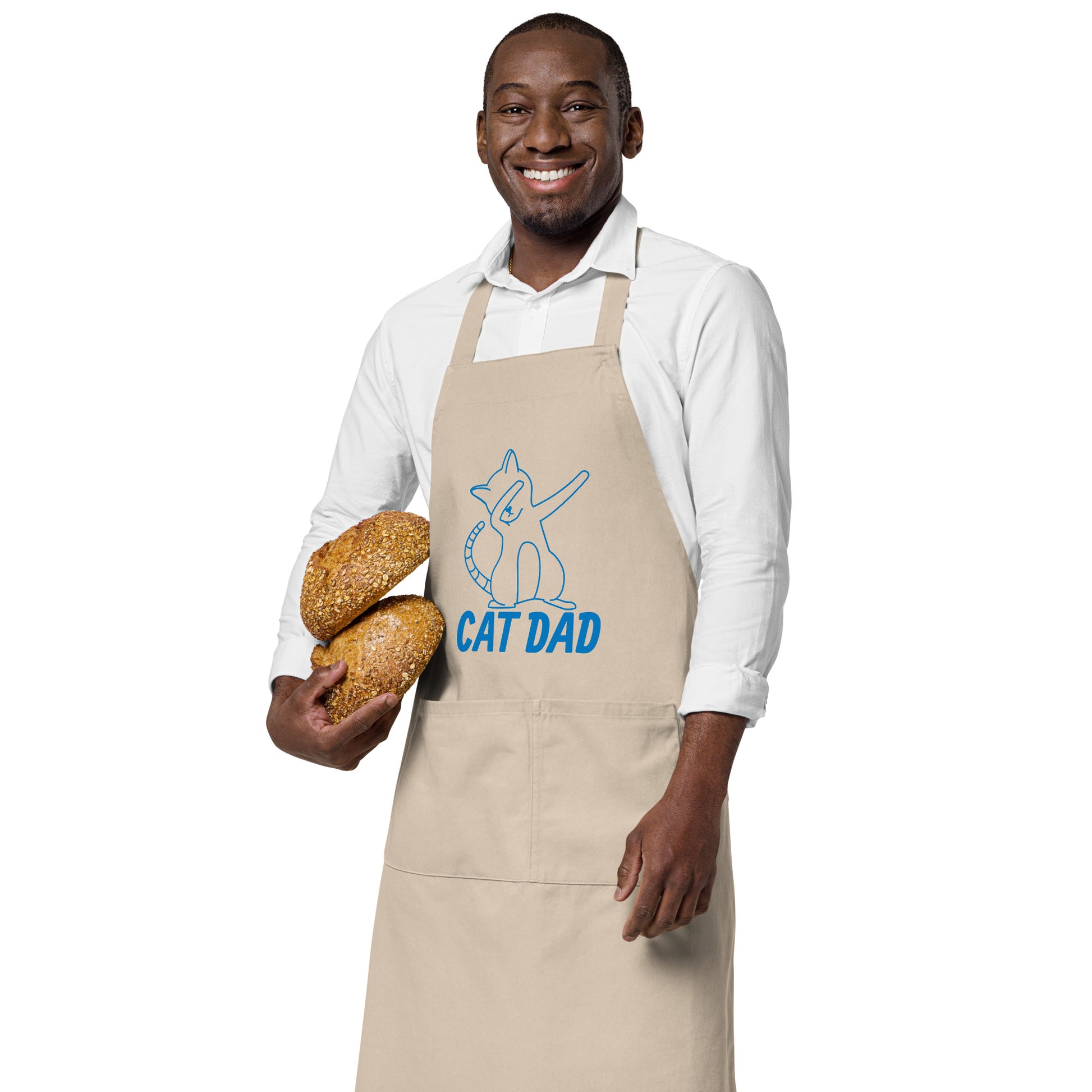 cat dad apron from Purrgency